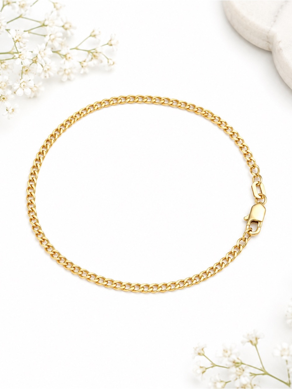 14k Yellow Gold 7.5” Cuban Link Bracelet